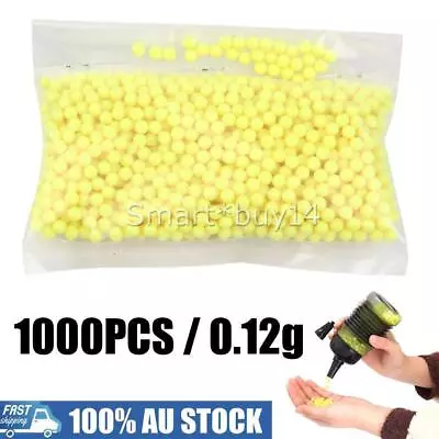 1000X Yellow Hard Airsoft Pellets BB Strikeball 0.12g - 6mm Tactical BB Balls K • $38.69