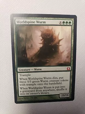 Worldspine Wurm Return To Ravnica Mythic Rare Magic The Gathering MTG LP • $9.95