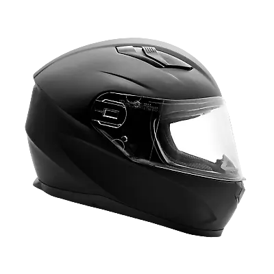 Full Face Motorcycle Helmet Matte Finish Retractable Sun Visor Adult Men Women  • $47