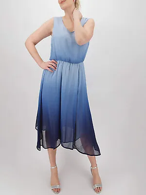 £29.99 • Buy New Joe Browns Fab Blue All About The Dip Dye Dress  30 32 Plus Size