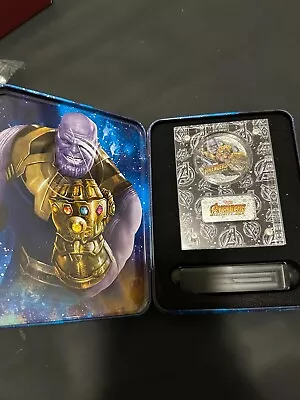 Silver Coin 2018 Marvel Avengers Thanos 2 Oz 999 Silver • $205