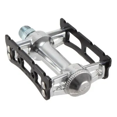 MKS Sylvan Track Pedals Black/Silver 9/16  Fixed Gear Road Touring Bike • $26.37