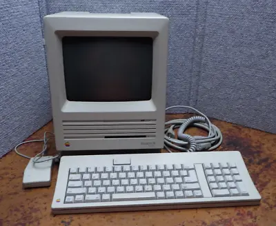 Apple MacIntosh SE Computer Keyboard Mouse Powers Up For Parts Or Restore MWT • $249.99