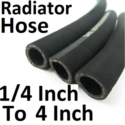 Rubber Radiator Coolant Hose Heater Engine Water Tube All Lengths 1/4  To 4  • £165.33