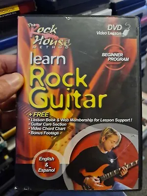 The Rock House Method: Learn Rock Guitar - Beginner Program (DVD 2005) • £3