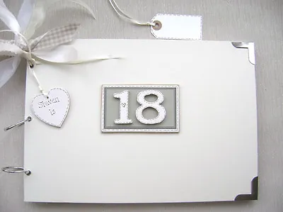 Personalised. 18th Birthday A4 Size..photo Album/scrapbook/memory/guest Book. • £19.50