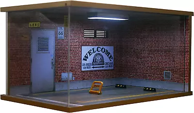 1/18 Scale Model Car Display Case - 1:18 Car Garage Display Case With Clear Acry • $66.99