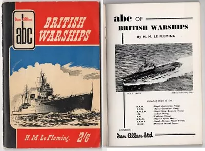 British Warships H M Le Fleming Ian Allan ABC Pb Vgc 1956 3rd Ed • £7.25