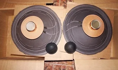 2A-12 Speakers (2 Pcs) Original Recone Kits NOS 15  Full Range LOMO KINAP USSR • $200