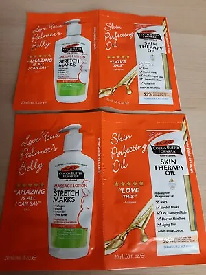Cocoa Butter Formula Massage Lotion Stretch Marks 20ml & Skin Therapy Oil 20ml  • £4.95