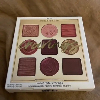 Tarte Sugar Rush Sweet Tarte Cravings 9 Shades Eyeshadow Palette Full Size New • $23.99