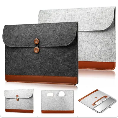Woolen Felt Envelope Laptop Sleeve Bag Cover Case For MacBook Air Pro 11  13  15 • $10.57