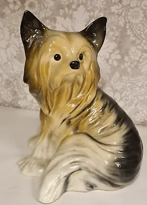 Vintage Melba Ware China Ceramic Yorkshire Terrier Dog Ornament Figurine • £22.22