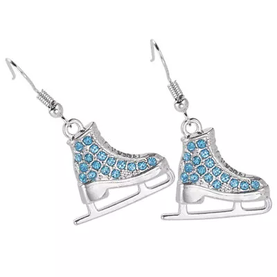 Skating Rhinestone Earrings Sports Jewelry • £7.99