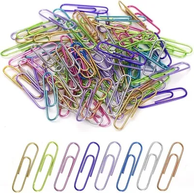 Paper Clips 240pcs Medium Size Colored Paper Clip PaperClips Assorted Colors ... • $7.99