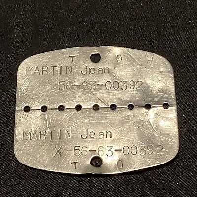 Original French Dog Tags Indochina Algerian War 1950-1960s • $58