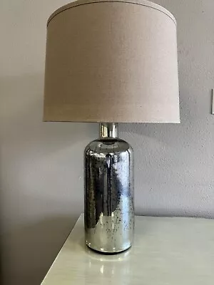 Restoration Hardware 19th Century Vintage Mercury Glass Table Lamp With RH Shade • $175