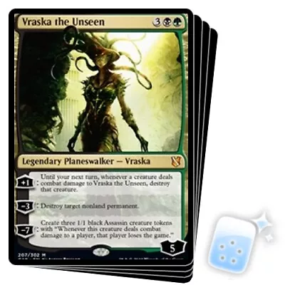 VRASKA THE UNSEEN X4 Commander 2019 Planeswalker Magic MTG MINT CARD • $4.79