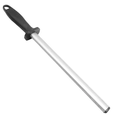 2 PACK 10 Inch Kitchen Knife Sharpener Diamond Sharpening Honing Steel Rod Stick • $24.99