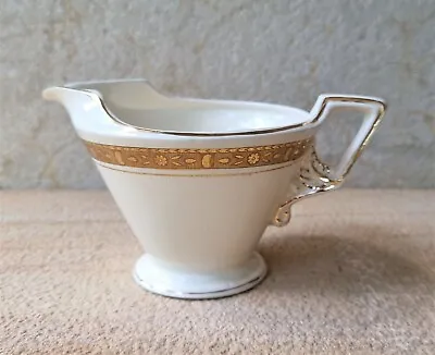 Rare Vintage Art Deco Burleighware Zenith Ivory & Gold Bone China Jug • $69