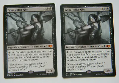 Ghoulcaller Gisa : Mtg : 2014 : Commander 2014 :  Very Fine : Price Per Card • $15.99