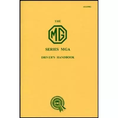 MG MGA Drivers Handbook Operation Maintenance Manual Service • $36