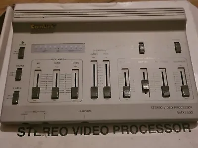 CamLink VMX5500 Stereo Video Processor With Mike Leads And Mains Transformer • £9.99