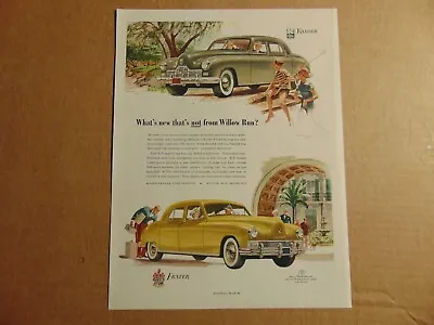 1948 KAISER FRAZER Sedan Automobiles Vintage Art Print Ad • $6
