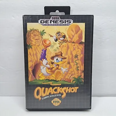 Quackshot Starring Donald Duck (SEGA Genesis) Game & Case No Manual TESTED • $34.99