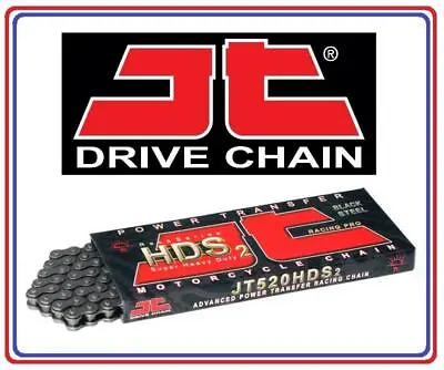 JT Super Heavy Duty HDS Non O-Ring Chain 520 X 106 Links With Joining Link • £30.61