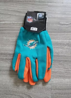 Foco Miami Dolphins Utility Men Gloves • $10