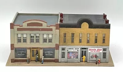 2 Woodland Scenics DPM N Scale Custom Painted  2-Story Retail Building  Diorama • $85