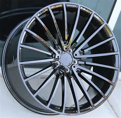 SET(4) 22x9/22X10.5 5X112 STAGGERED WHEELS BENZ S450 S550 S560 CL550 S580 AMG • $1299