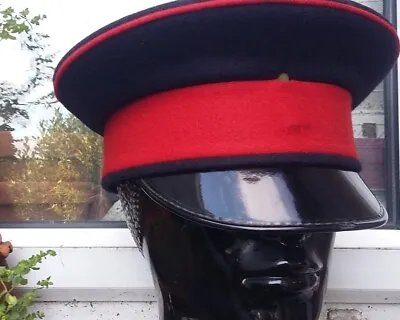 British Army Royals Hat Cap Peaked Dress No1 Military Uniform 57 CM Genuine • £21