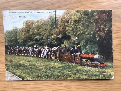 £1.30 • Buy Vintage Postcard, Rhyl, Miniature Railway, Steam Loco, Bassett Lowke, Early View