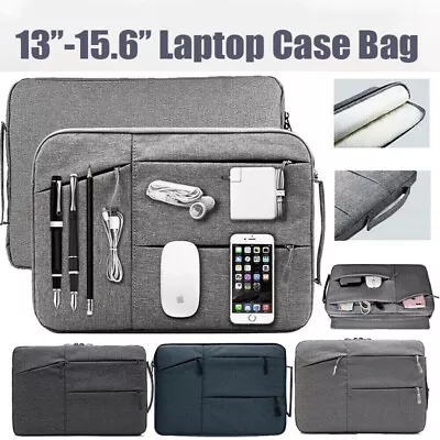 Laptop Sleeve Travel Bag Carry Case For MacBook Air Pro 13  -15.6  Lenovo Dell • £9.89