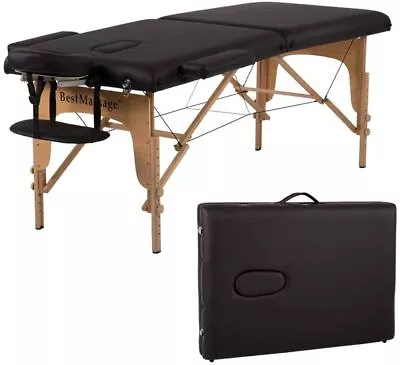 Portable Massage Table Massage Bed SPA Bed Height Adjustable Free Carry Case • $99.99