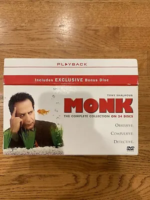 Monk The Complete Series Collection Seasons 1-8 (DVD Box Set) REGIONS 2 & 4 • $45