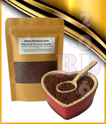 £3.99 • Buy Red Quinoa Seeds_Organic Grain_Sweet Fluffy Texture_Mother Grain_Rare Pasankalla