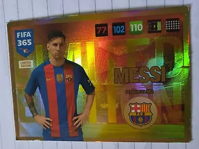 Panini FIFA 365 Cards 2017 LE31 Lionel Messi Limited Edition  • £12.95