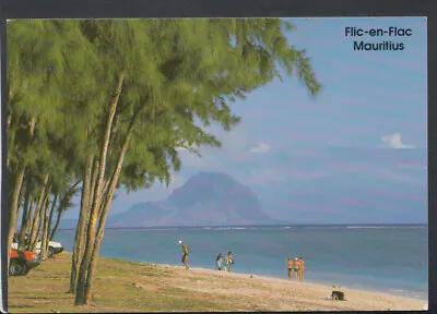 Mauritius Postcard - Flic-En-Flac Beach Site Of La Pirogue Hotel     T6494 • £2.10