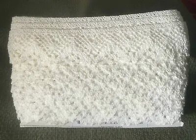 Vintage White 14 Yards 1 -5/8  Wide Washable Lace Trim • $7.99