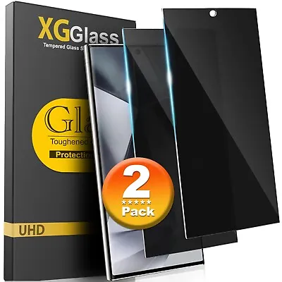 For Samsung Galaxy S24 S24 Plus Ultra Privacy Anti-Spy Tempered Screen Protector • $7.59