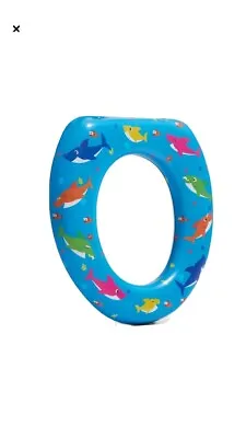 Pinkfog Baby Shark Soft Potty Training Toilet Seat Blue  • £12.99