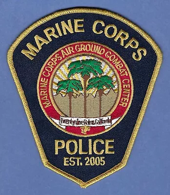 U.s. Marine Corps Twenty Nine Palms Combat Center Police Shoulder Patch • $12