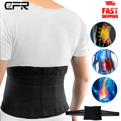 $17.99 • Buy CFR Lower Back Pain Brace Lumbar Support Waist Belt Scoliosis Work For Men Women
