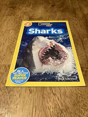 National Geographic Readers: Sharks! (Science Reader Level 2) By Anne Schreiber • $1