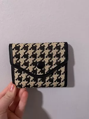  Womens Houndstooth Graphic Small Wallet • $8