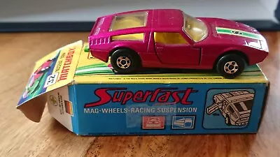 Matchbox Superfast No.32d Maserati Bora Crimson Boxed • $42.21