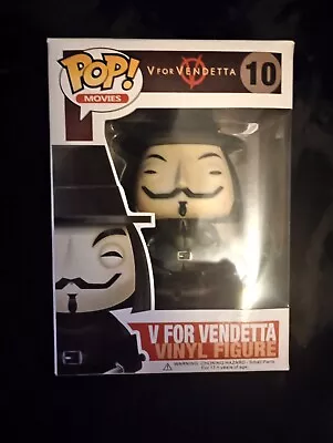 Funko Pop! Movie #10 V For Vendetta Vaulted/ Retired NIB RARE VHTF • $220